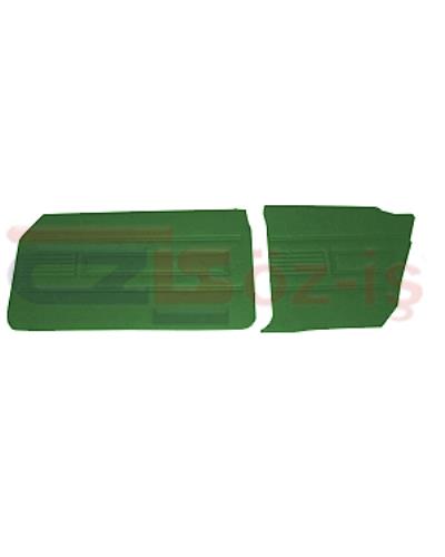 FORD 69-72 17M / 20M COUPE DOOR PANEL SET GREEN - 4 PCS