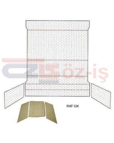 124 CEILING COVER & REAR CEILING SIDE PANEL