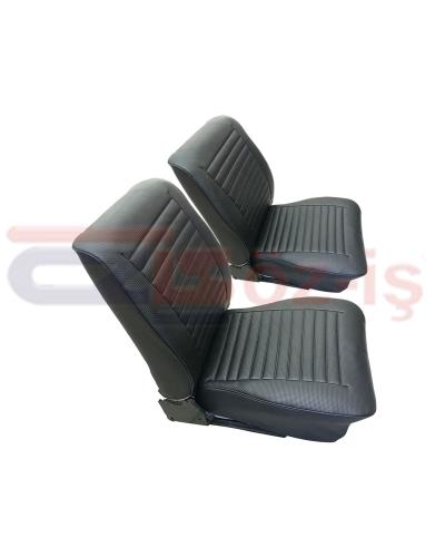 VW T2 FRONT SEAT COVER BLACK FOR 2 SEAT