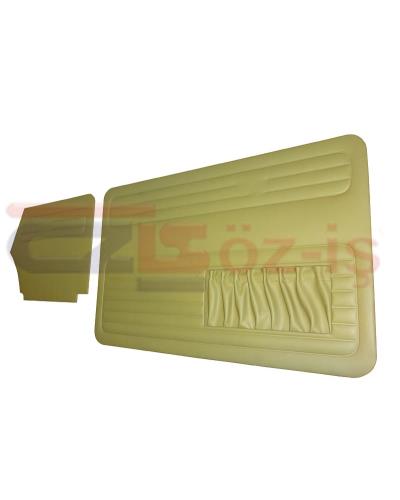 VW OLD BEETLE 1300 - 1303 CABRIO DOOR PANEL SET BEIGE