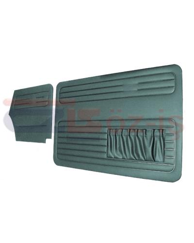 VW OLD BEETLE 1500 CABRIO DOOR PANEL SET GREY 1967 - 1970 - 4 PCS