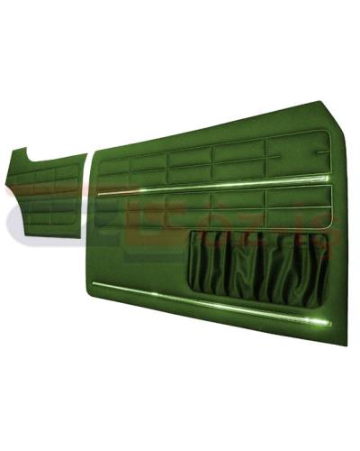 VW KARMANN GHIA DOOR PANEL SET GREEN - 4 PCS