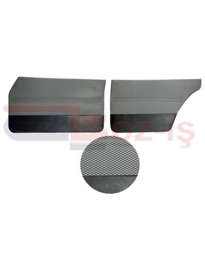 FORD TAUNUS 1978 - 1993 INTERIOR DOOR PANEL SET 4 PCS GREY 