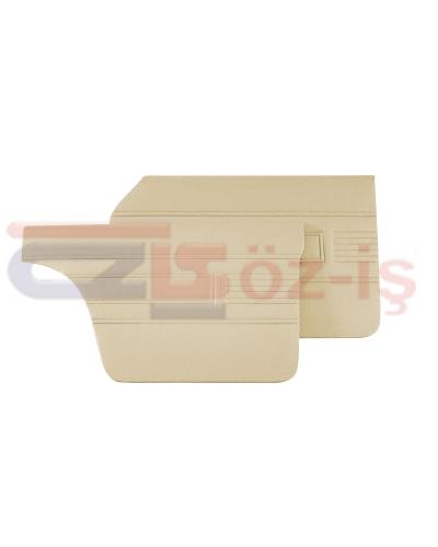 FORD 69-72 17M / 20M 4 DOORS DOOR PANEL SET CREAM - 4 PCS