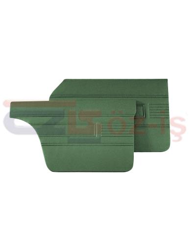 FORD 69-72 17M / 20M 4 DOORS DOOR PANEL SET GREEN - 4 PCS