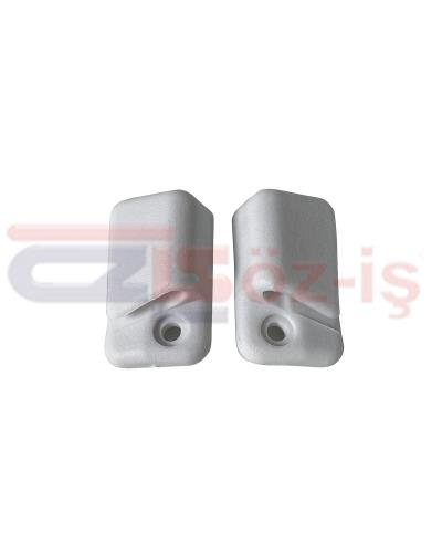 VW OLD BEETLE 1300-1303 SUN VISOR CLIPS WHITE SET  