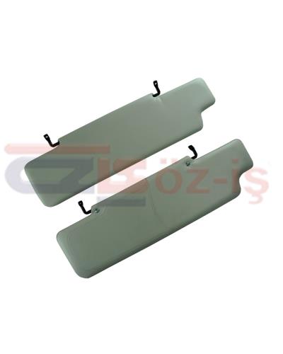 LAND ROVER DEFENDER INTERIOR SUN VISOR SET  GREY 2 PCS