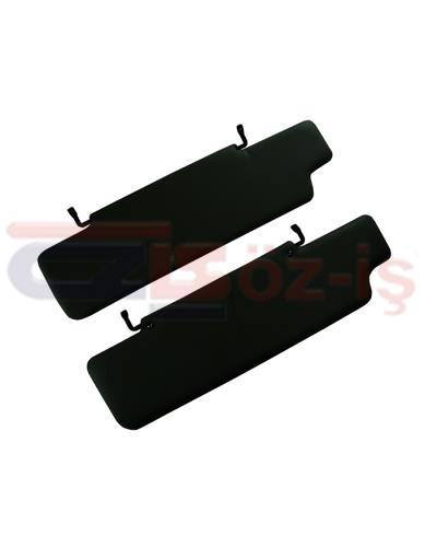 LAND ROVER DEFENDER INTERIOR SUN VISOR SET BLACK 2 PCS