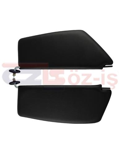 VW OLD BEETLE SEDAN 8-1964 - 7-1967 SUNVISOR BLACK WITHOUT MIRROR