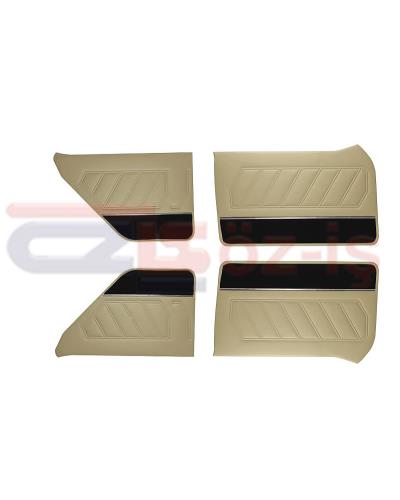 RENAULT 12 DOOR PANEL SET 4 PCS BEIGE