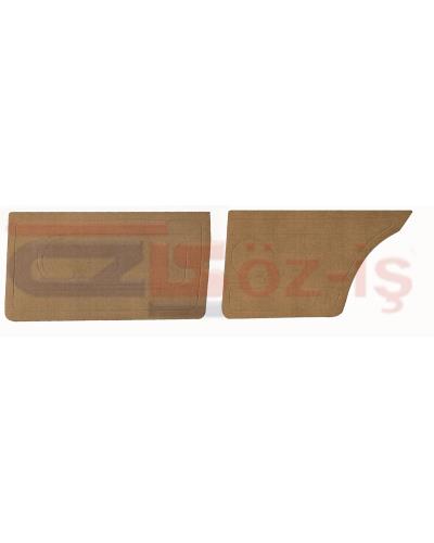 FIAT 131 SAHIN DOOR PANEL SET 4 PCS BROWN