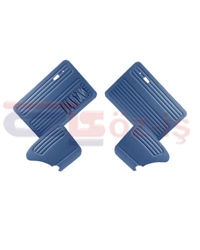 VW OLD BEETLE 1303 DOOR PANEL SET DARK BLUE 1967 - 1979