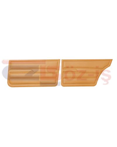 VW GOLF 1 JETTA 79-83 INTERIOR DOOR PANELS TOBACCO