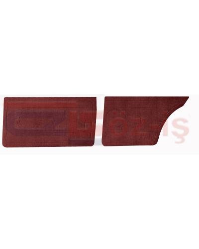 SAHİN DOOR PANEL SET 4 PCS BURGUNDY 