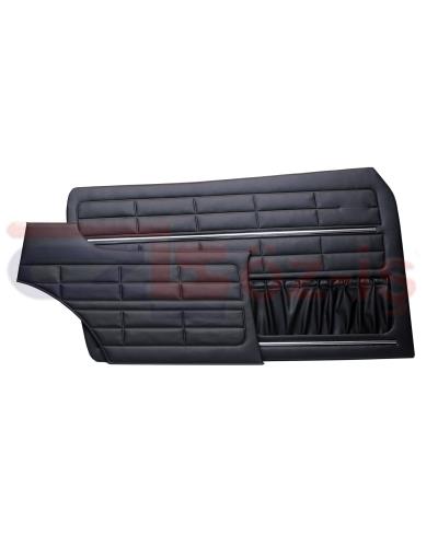 VW KARMANN GHIA DOOR PANEL SET BLACK - 4 PCS