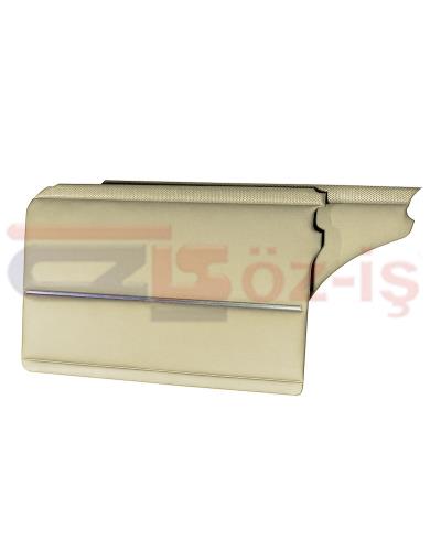 MERCEDES W108 DOOR PANELS CREAM  WITH NICKEL 4 PCS (2 FRONT - 2 REAR)