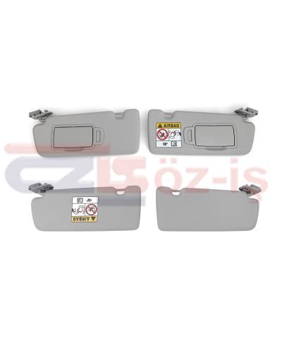 RENAULT MEGANE 4 SUN VISOR 2 PCS CREAM