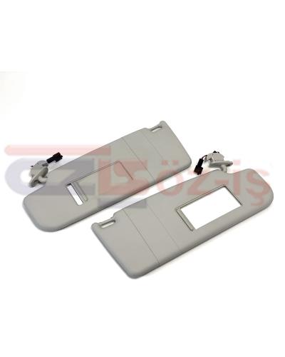 VW PASSAT  BORA POLO G4  98 -05 SUN VISOR GREY WITH SWITCH
