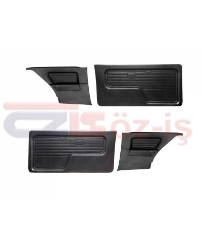 BMW E30 COUPE DOOR PANEL SET R&L BLACK 4 PCS
