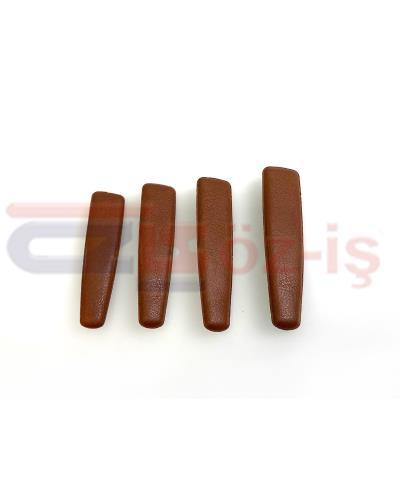 MERCEDES R107 W108 W110 W111 W113 W114 W115 W116 W123 WINDOW CRANK PAD LIGHT BROWN