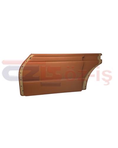 MERCEDES W110 DOOR PANEL SET TOBACCO 4 PCS 1965 - 1968 Years 200 / 200D / 230