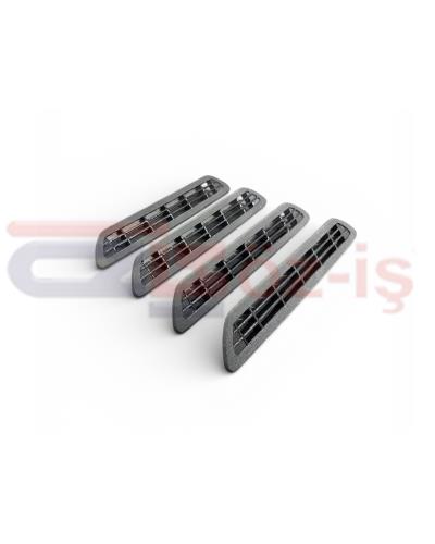 BMW E30 REAR AIR OUTLET BLACK 4 PCS